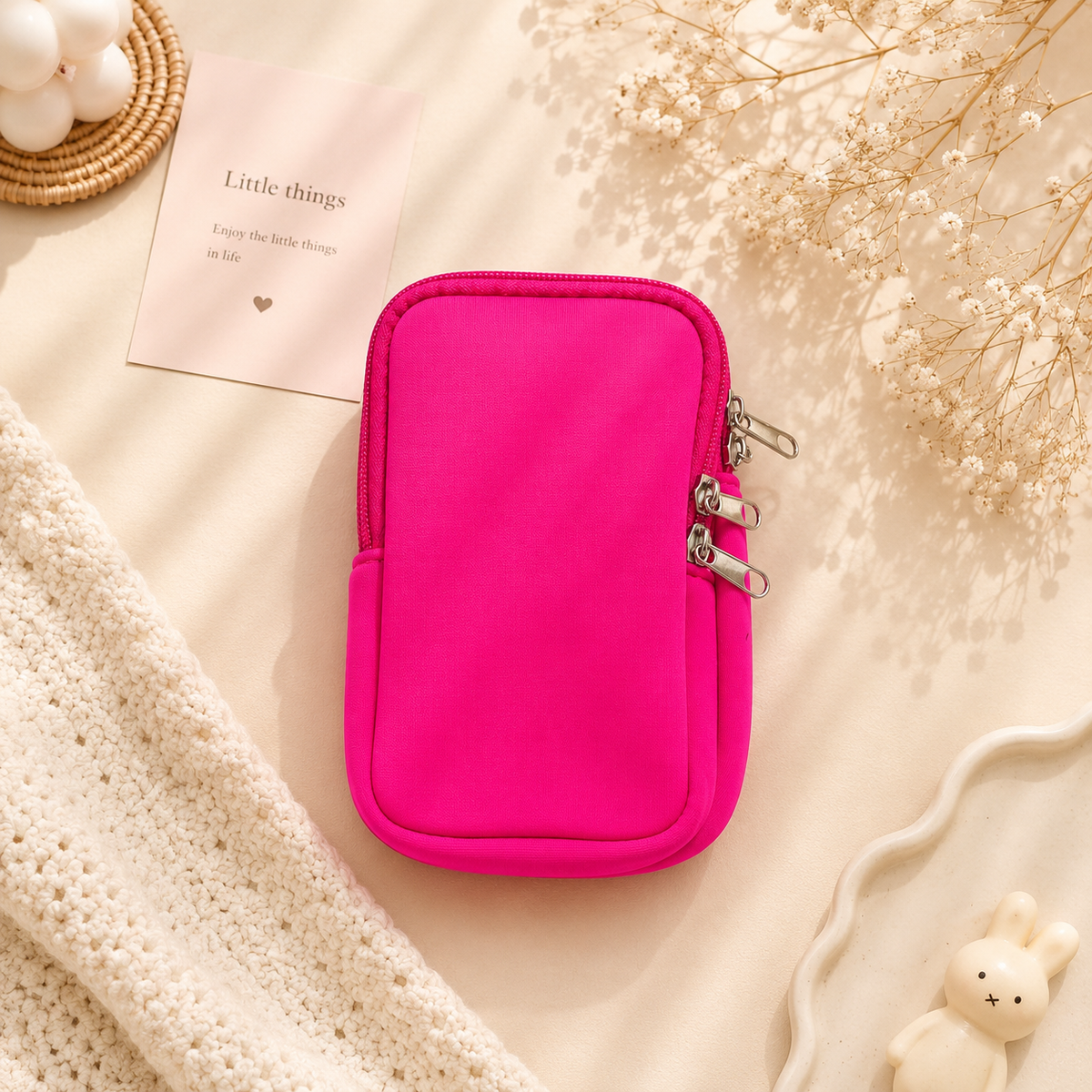 The Phone arm case | Multi-Use Zip Pouch