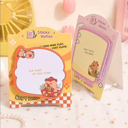 Capy Bara Kawaii Sticky Notes