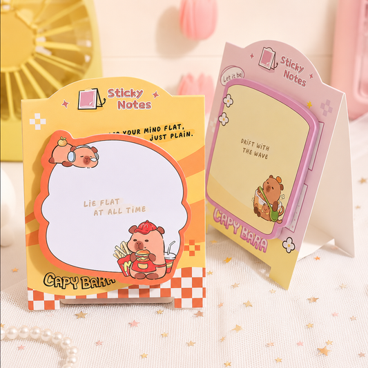 Capy Bara Kawaii Sticky Notes