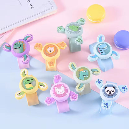 Kawaii Animal Light-Up Slap Band Bracelet for Kids