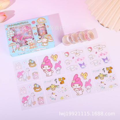 Sanrio Kawaii Washi Tape & Sticker Gift Set