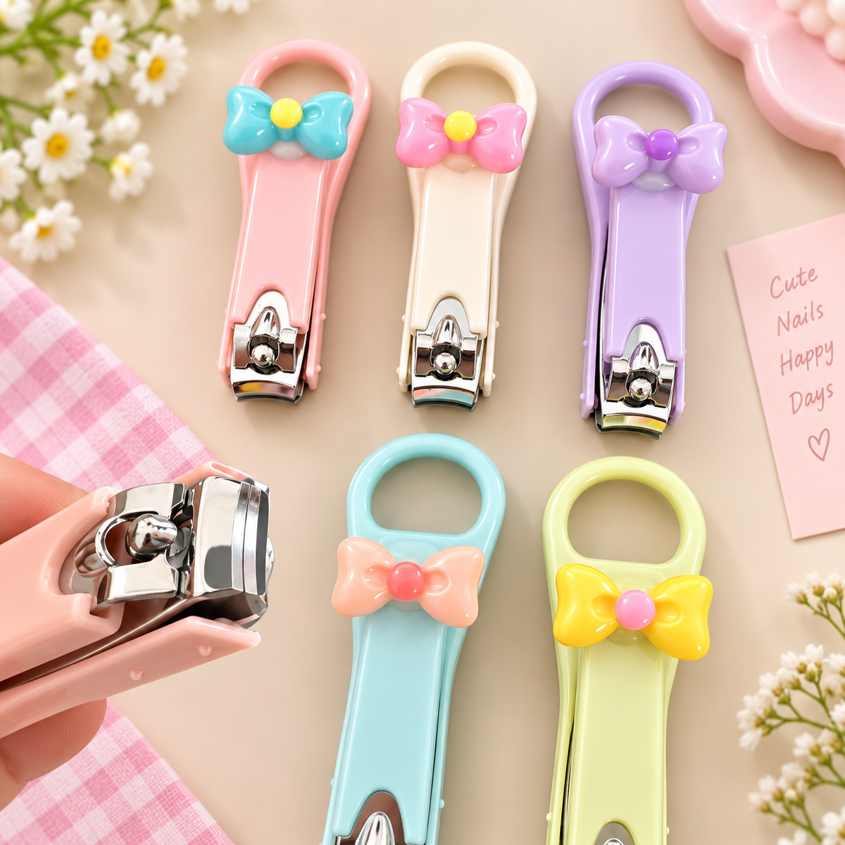 Kawaii Bow Nail Clipper