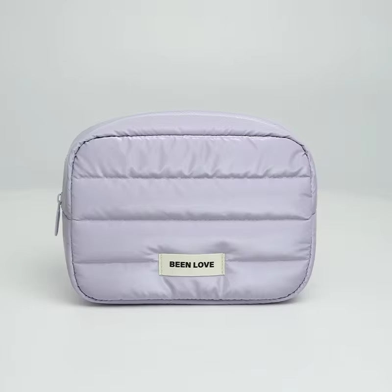 Puffy Makeup Pouch – Large Capacity Travel Cosmetic Bag