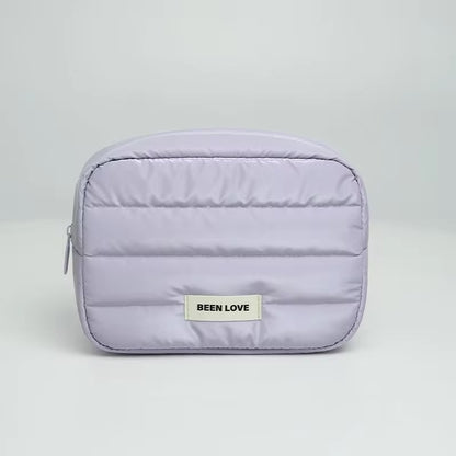 Puffy Makeup Pouch – Large Capacity Travel Cosmetic Bag