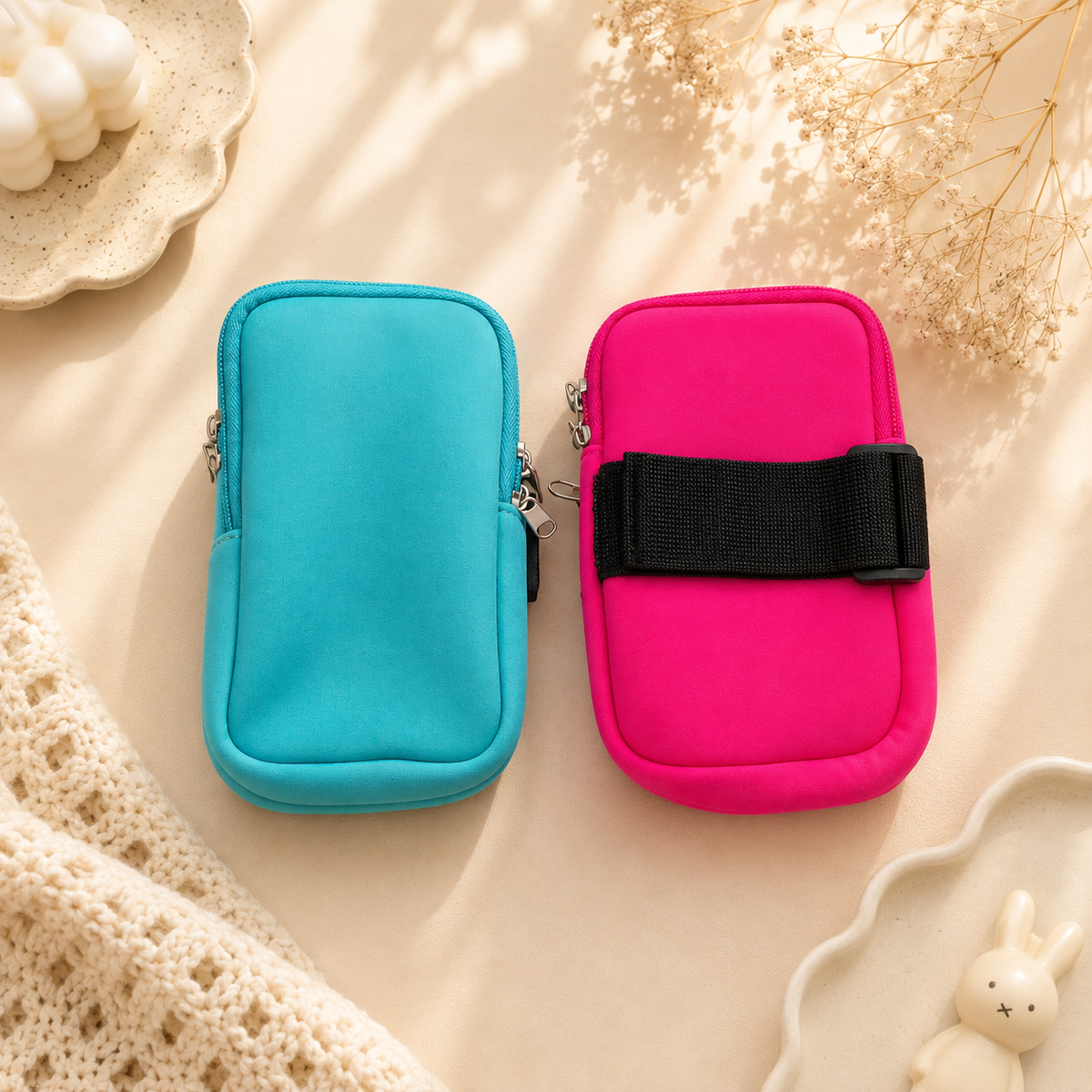 The Phone arm case | Multi-Use Zip Pouch