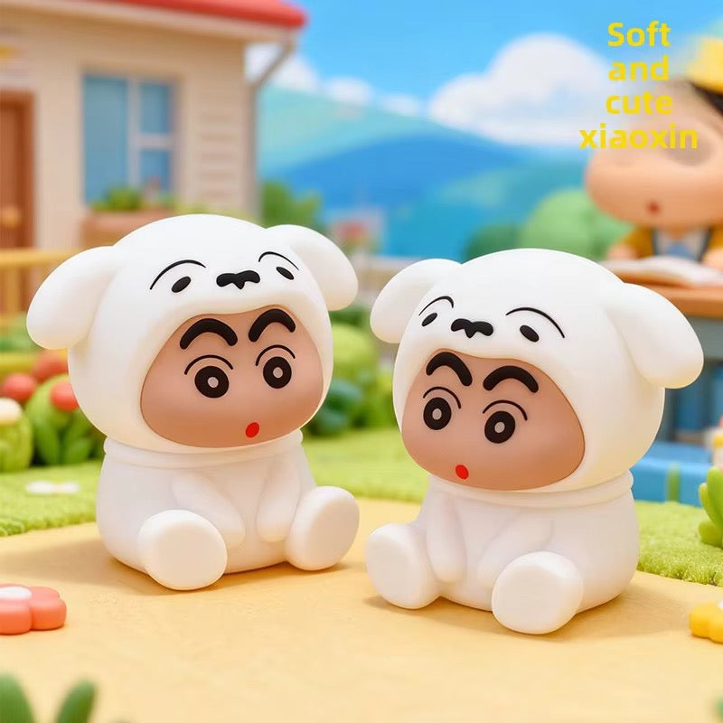 Shin-chan inspired mini Night Lamp – Kawaii Bedside LED Light