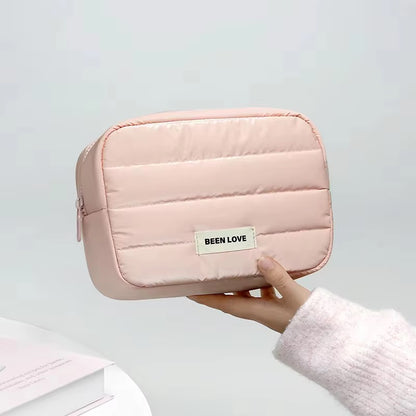 Puffy Makeup Pouch – Large Capacity Travel Cosmetic Bag
