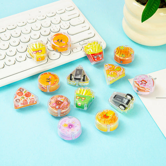 Kawaii Fast Food Pull Back Mini Car | Cute Miniature Toy Car Collectible( Random Design )