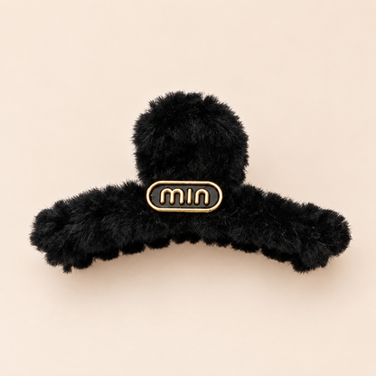 Fluffy Plush Hair Claw Clip