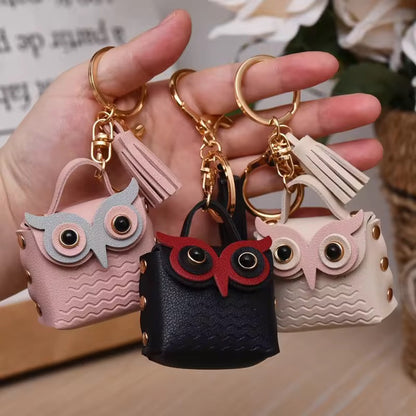 Kawaii Owl Mini Bag Charm | Coin Pouch