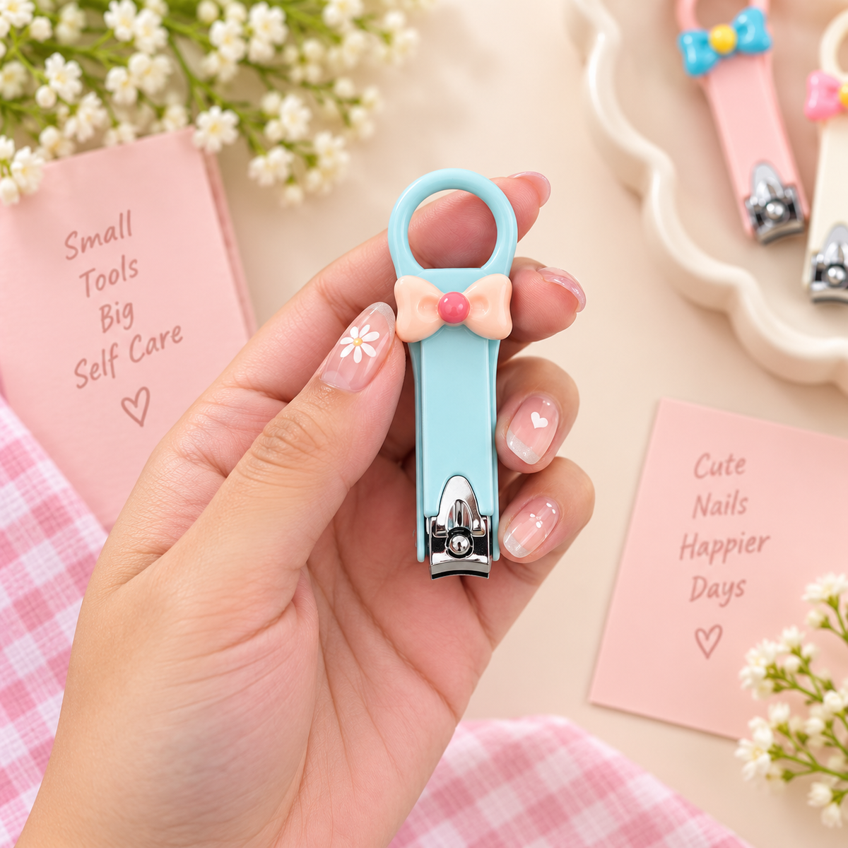 Kawaii Bow Nail Clipper