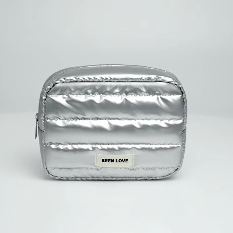 Puffy Makeup Pouch – Large Capacity Travel Cosmetic Bag