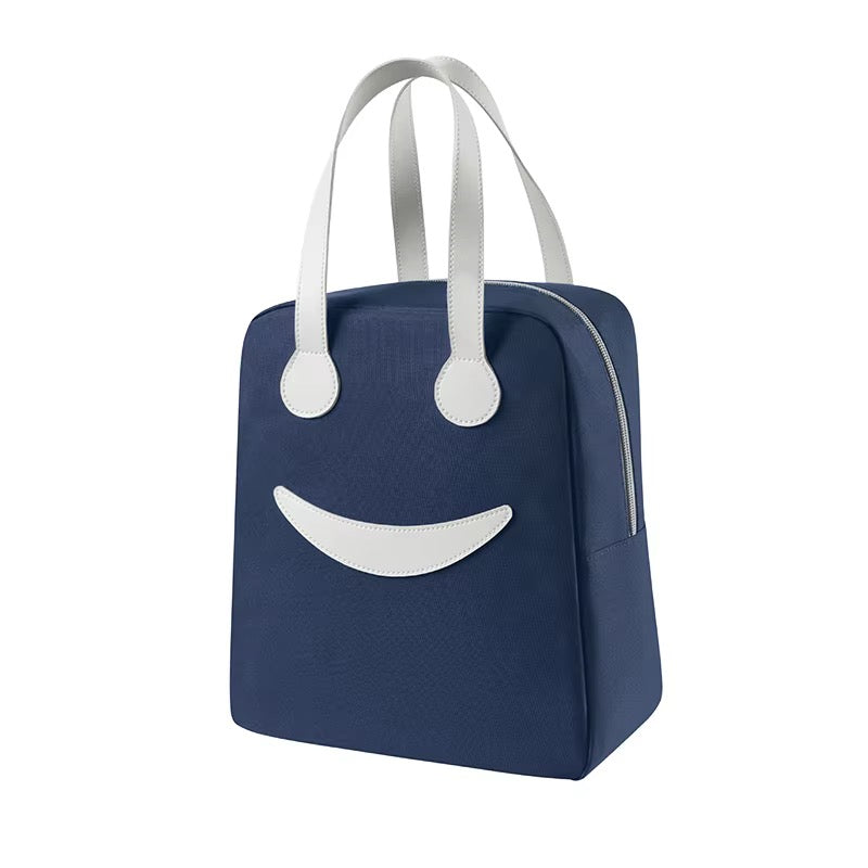 Smiley Face Insulated Lunch Bag
