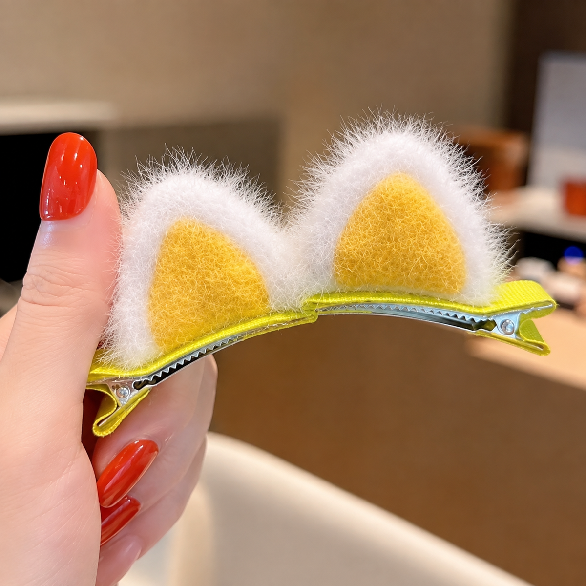 Kawaii Cat Ear Hair Clip (1 Pair)