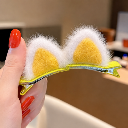 Kawaii Cat Ear Hair Clip (1 Pair)