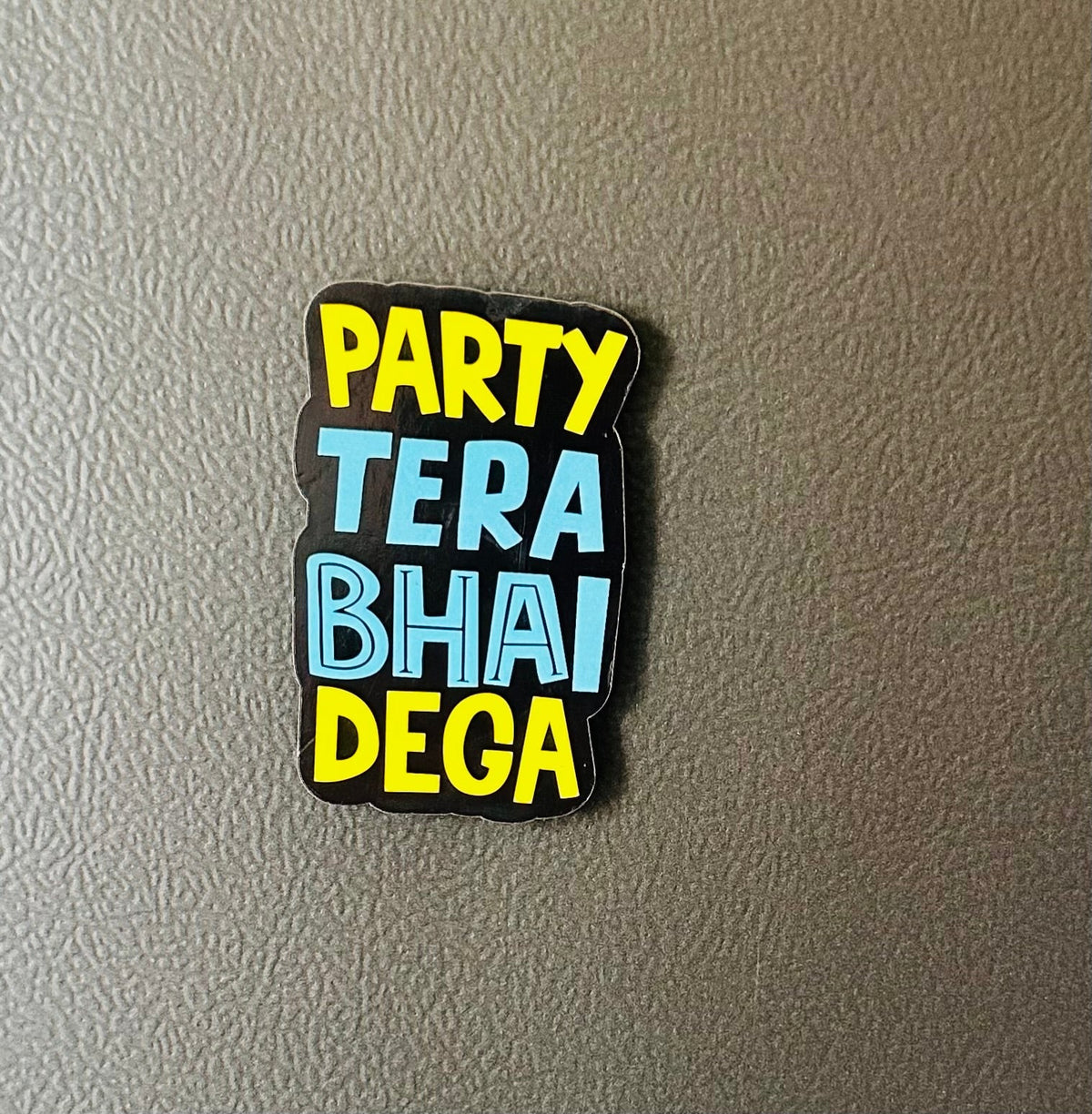 Desi Humour Fridge Magnets – Funny Indian Quote & Pop Culture Magnets