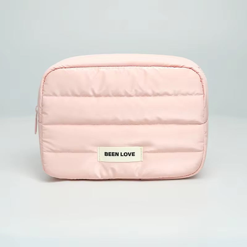 Puffy Makeup Pouch – Large Capacity Travel Cosmetic Bag