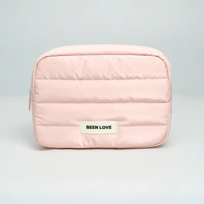 Puffy Makeup Pouch – Large Capacity Travel Cosmetic Bag