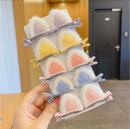 Kawaii Cat Ear Hair Clip (1 Pair)