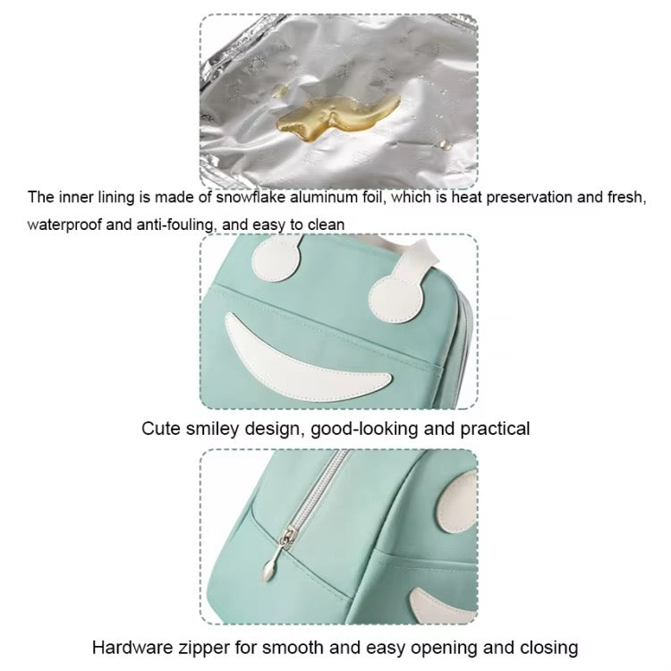 Smiley Face Insulated Lunch Bag