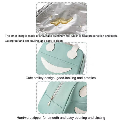 Smiley Face Insulated Lunch Bag