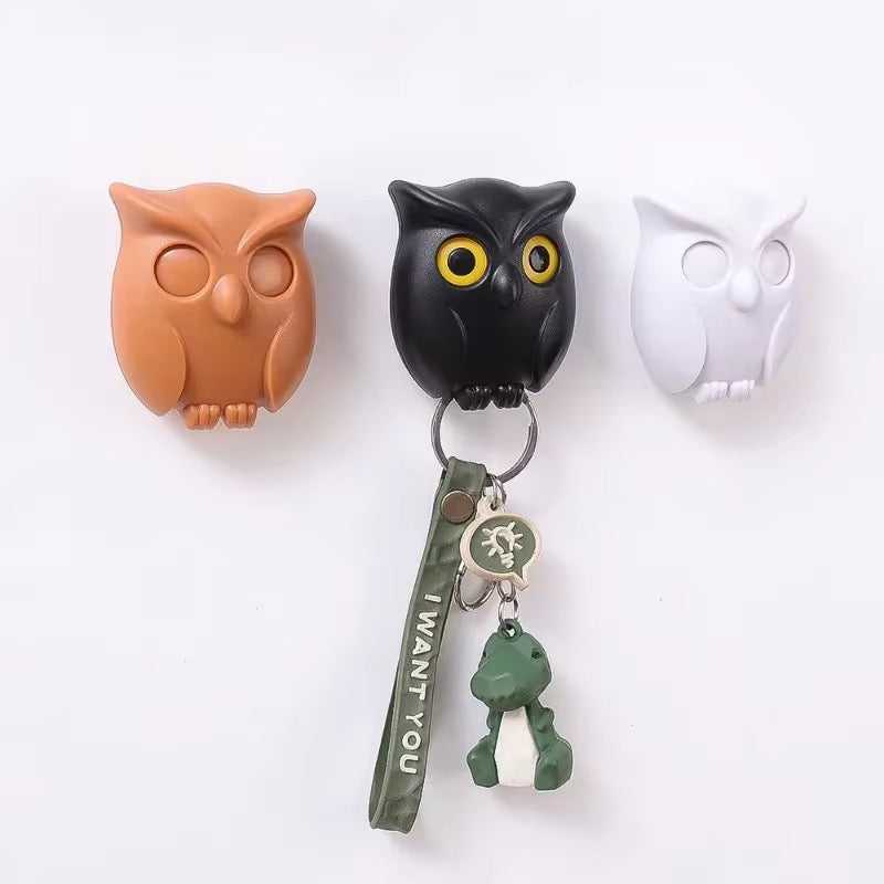 Owl Magnetic Key Holder – Cute Wall Hook for Entryway & Home Decor