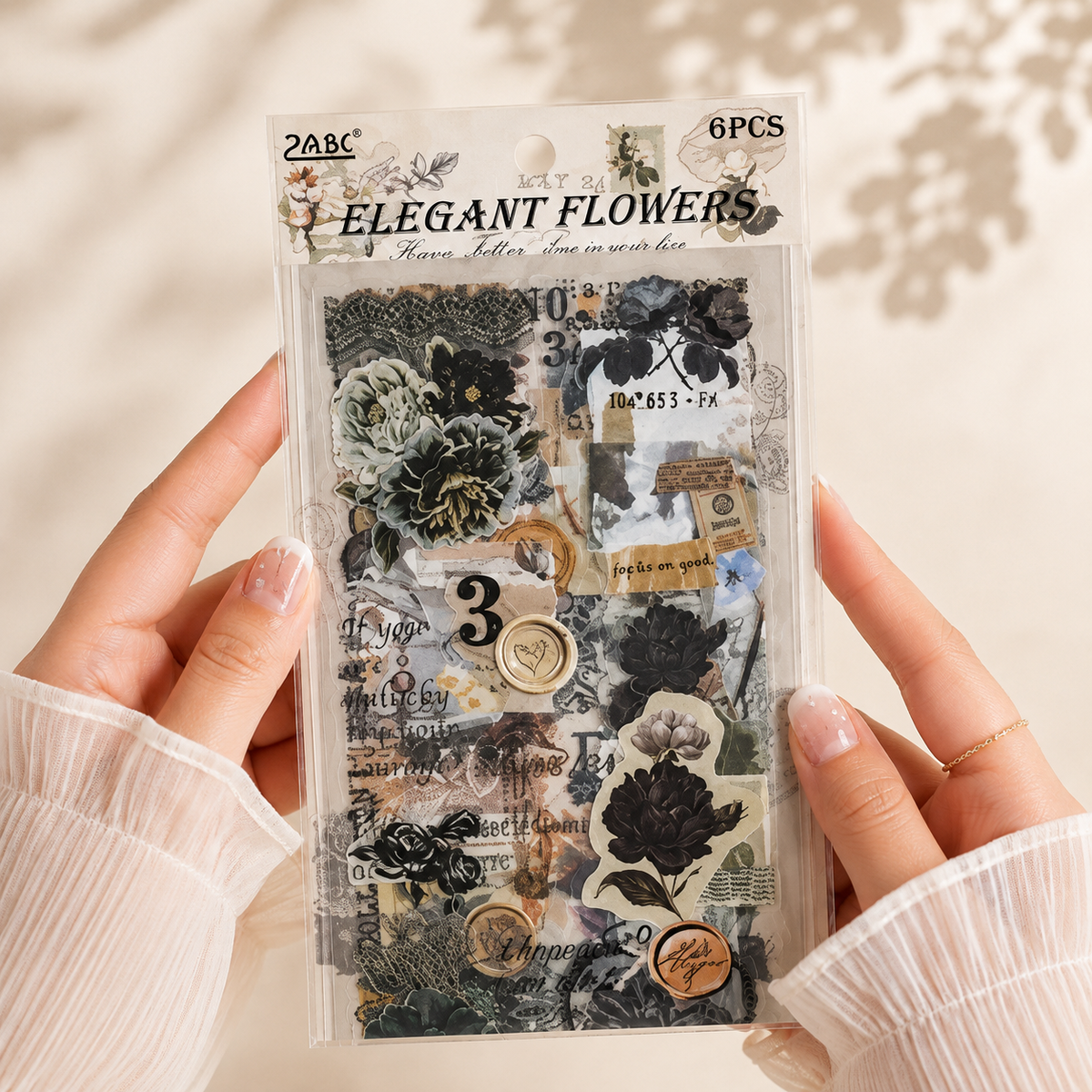 Vintage Botanical Sticker Pack