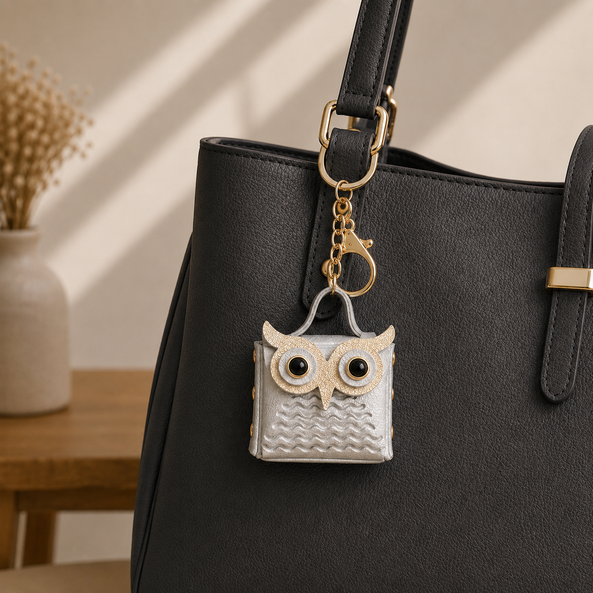 Kawaii Owl Mini Bag Charm | Coin Pouch