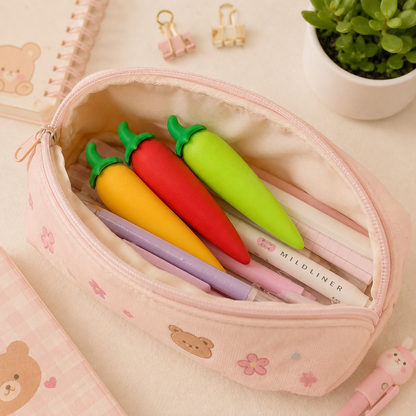 Chilli Eraser Set | Kawaii Pepper Erasers (Pack of 3)