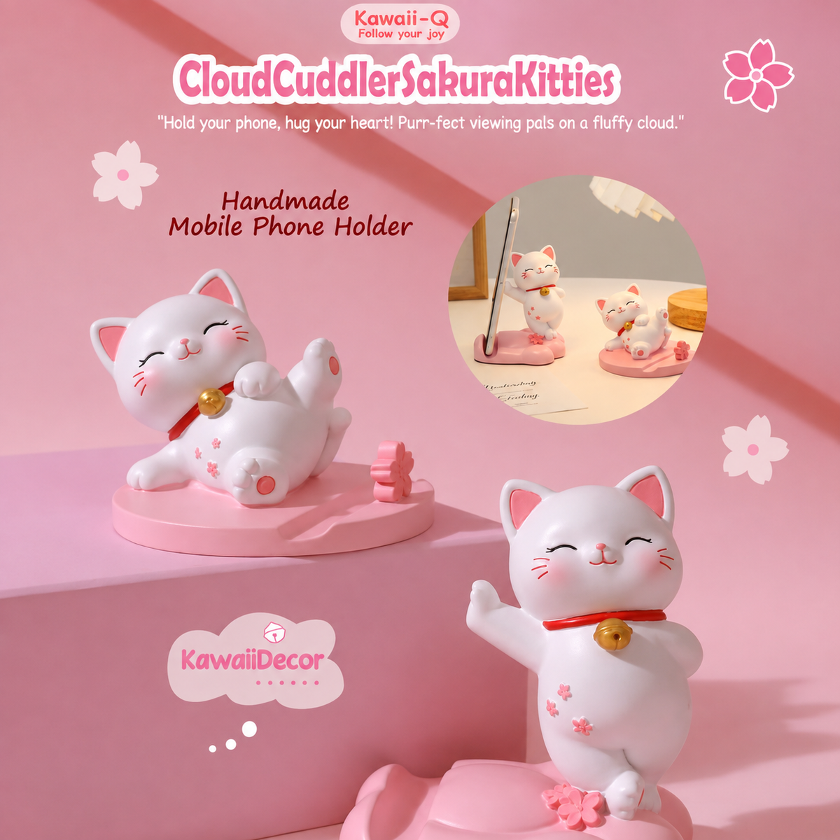 Kawaii Character Phone Holder