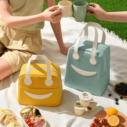 Smiley Face Insulated Lunch Bag