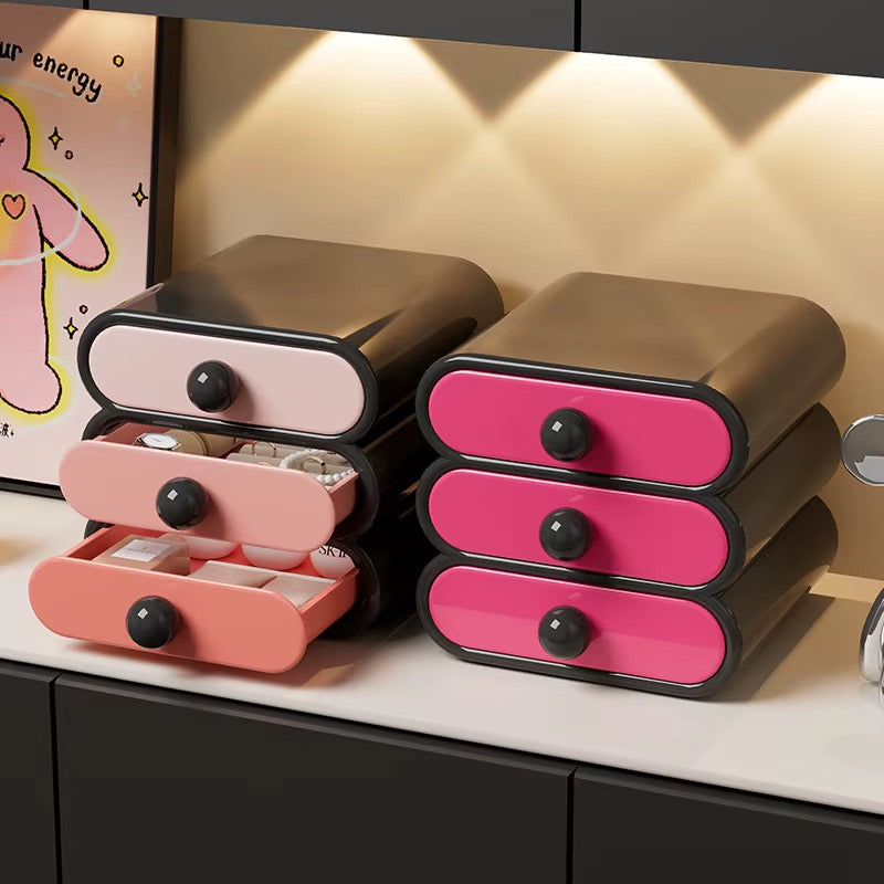 Stackable Drawer Organizer – Kawaii Desk & Vanity Storage