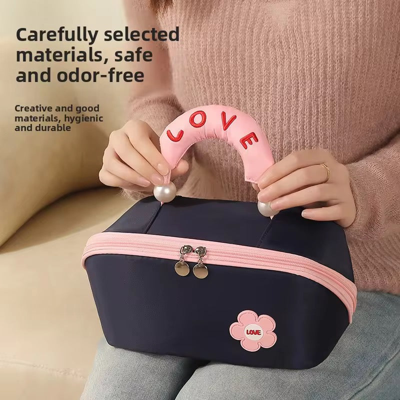LOVE Handle Multipurpose Cosmetic Bag
