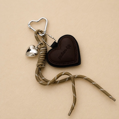 Heart Bag Charm & Keychain