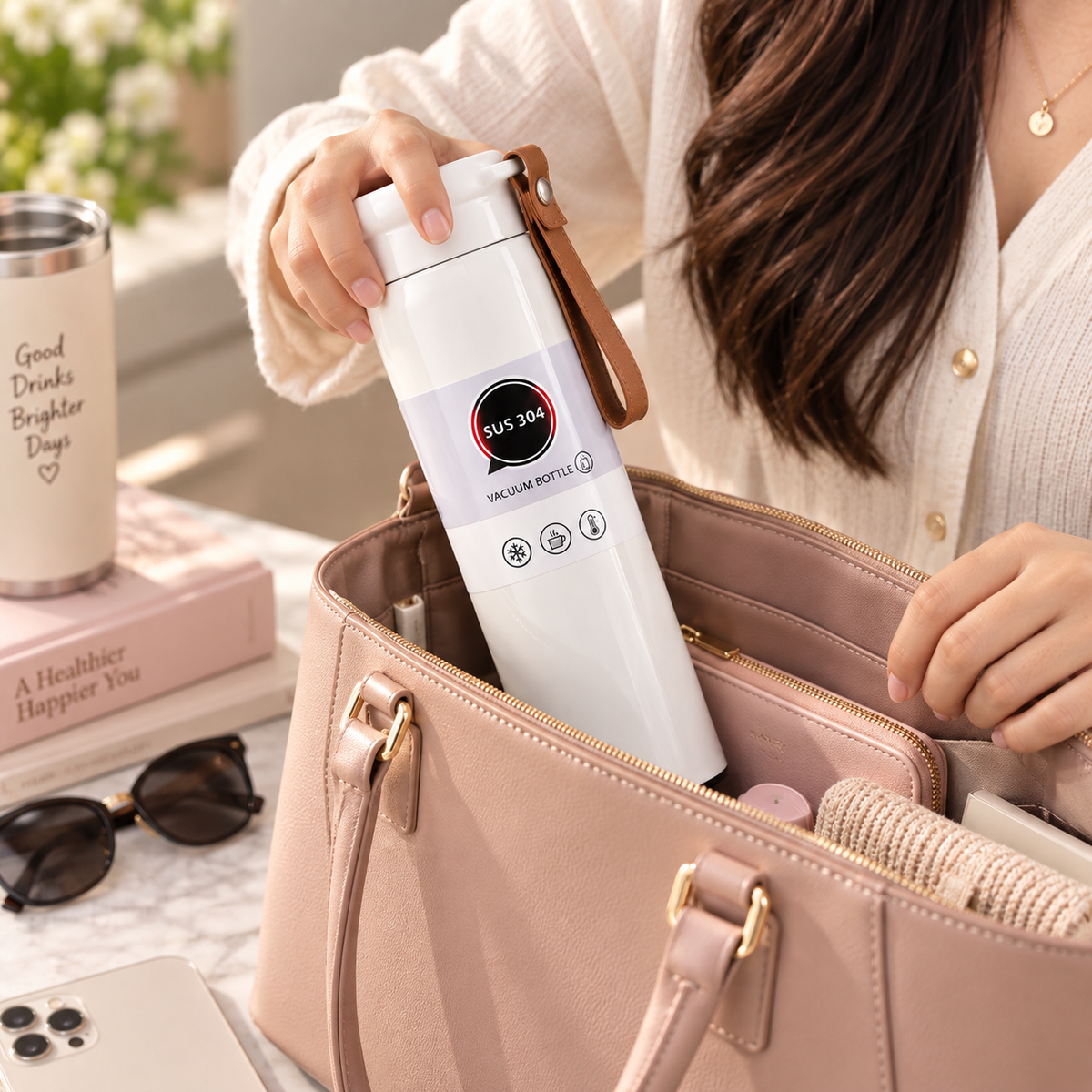 SUS 304 Elegant Vacuum Insulated Bottle|500ml