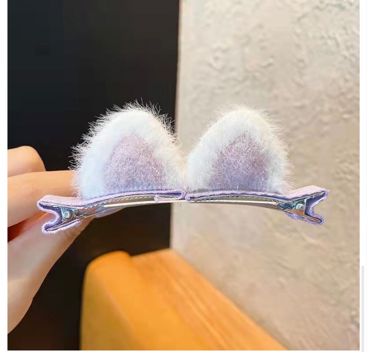 Kawaii Cat Ear Hair Clip (1 Pair)