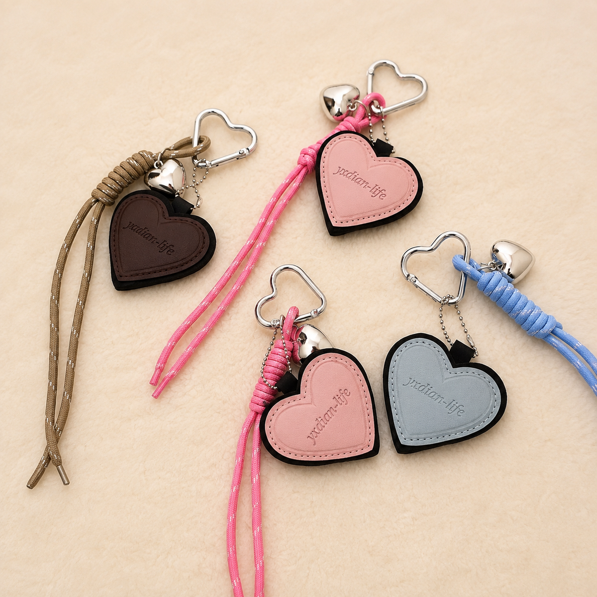Heart Bag Charm & Keychain