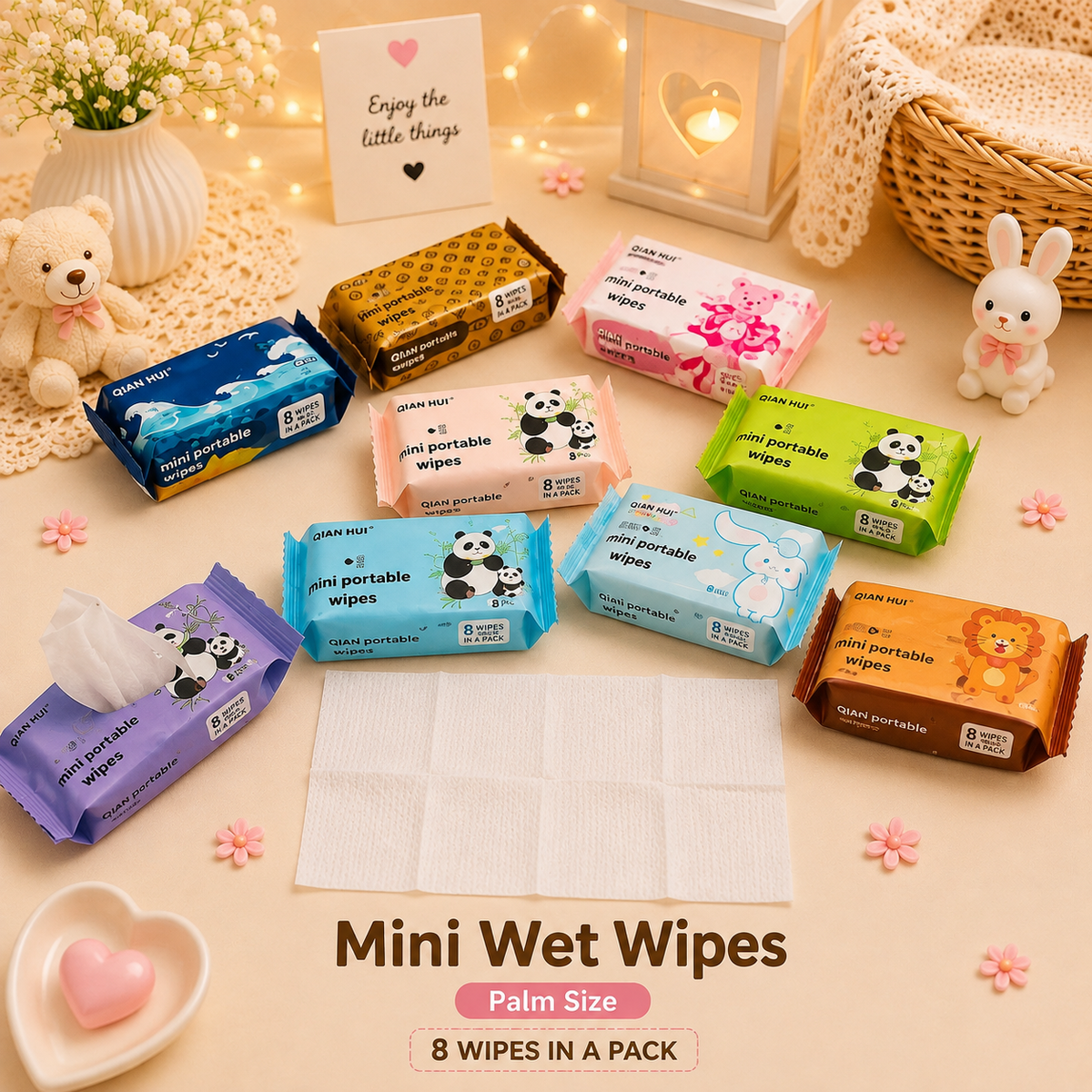 Korean Mini Wet Wipes