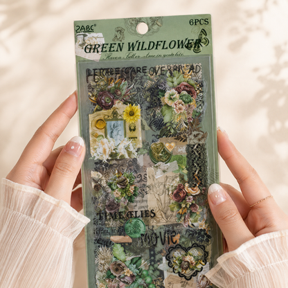 Vintage Botanical Sticker Pack