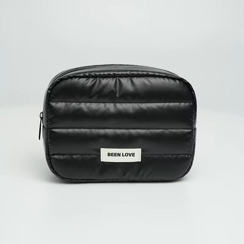 Puffy Makeup Pouch – Large Capacity Travel Cosmetic Bag