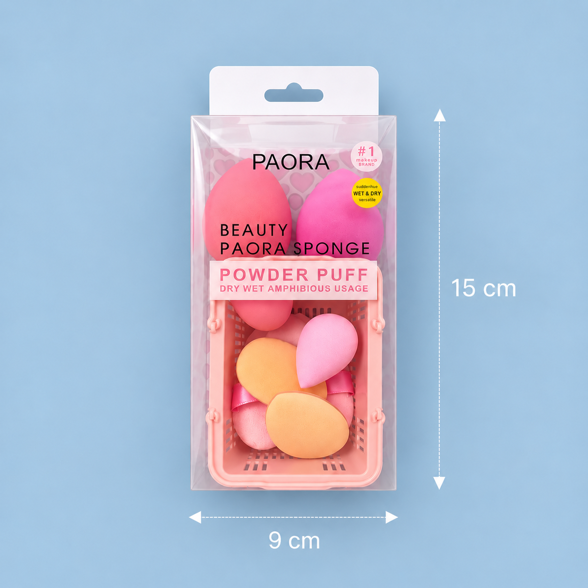 Paora Beauty Sponge & Powder Puff Set