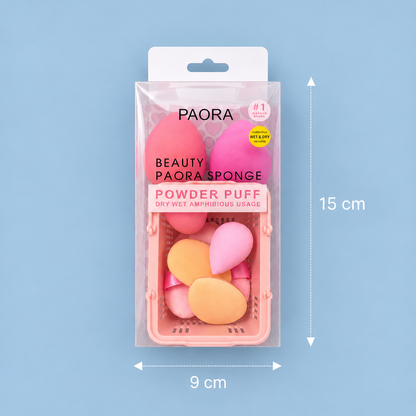 Paora Beauty Sponge & Powder Puff Set