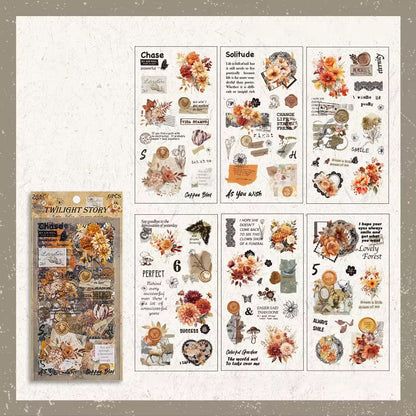 Vintage Botanical Sticker Pack