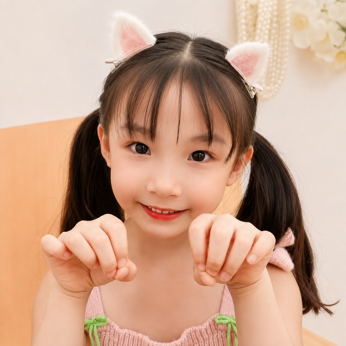 Kawaii Cat Ear Hair Clip (1 Pair)