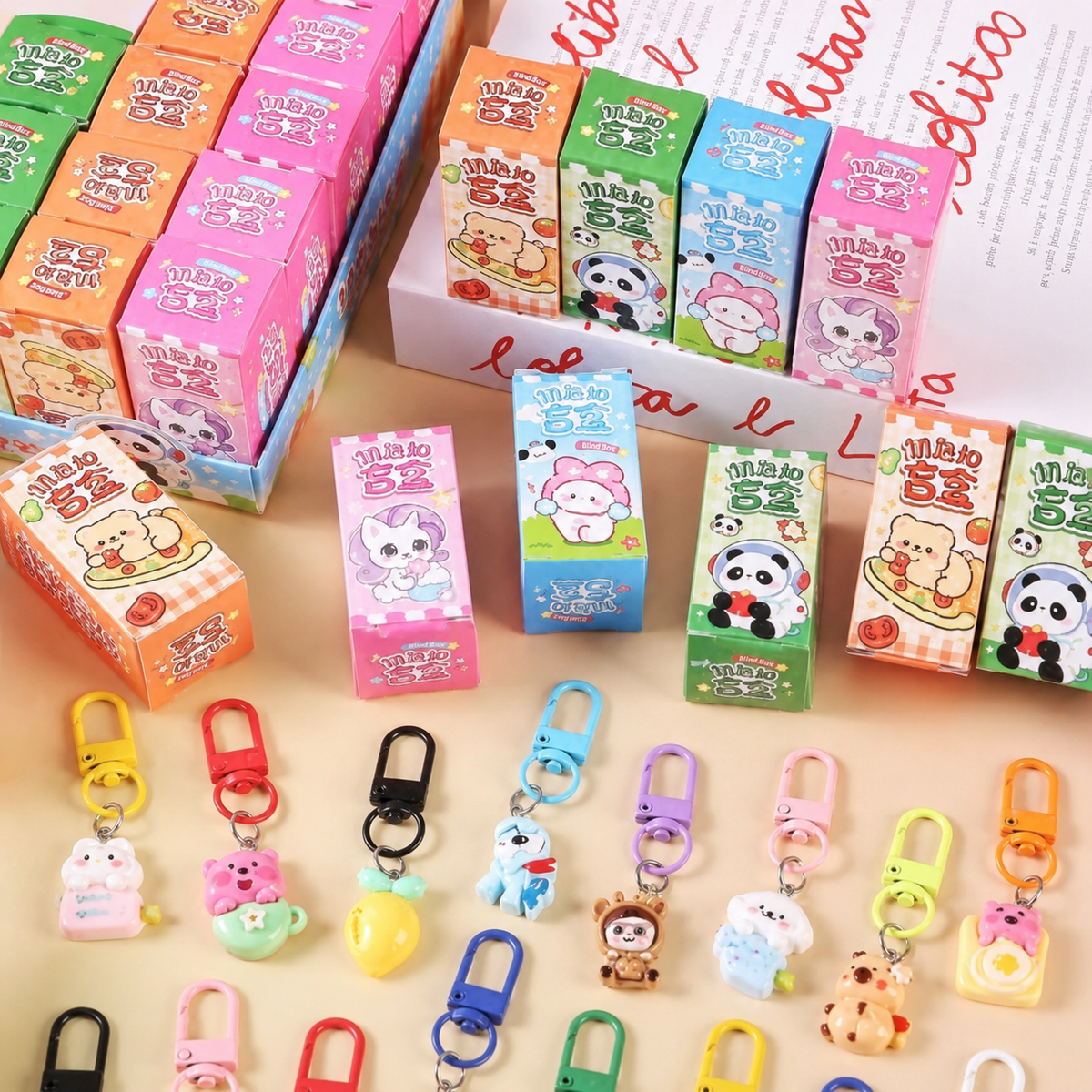 Lucky Blind Box Keychain Charm | Kawaii Surprise Mystery Keychain