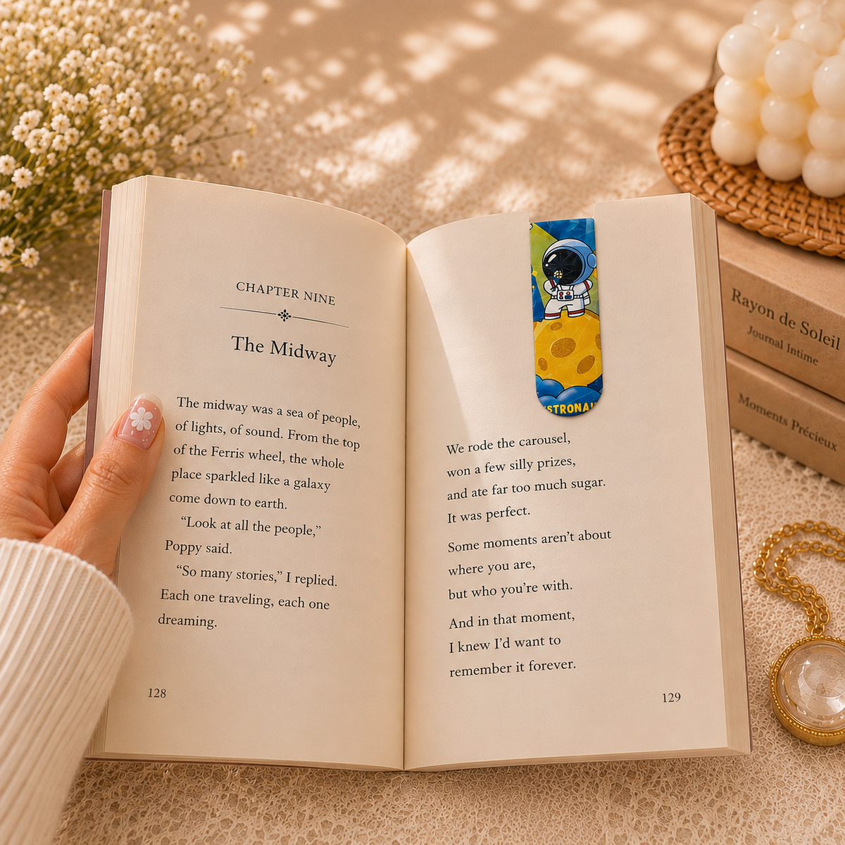 Kawaii Character Magnetic Bookmarks Set of 6
