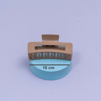 Flex Hold Hair Claw Clip – Matte Rectangle | Non Breakable