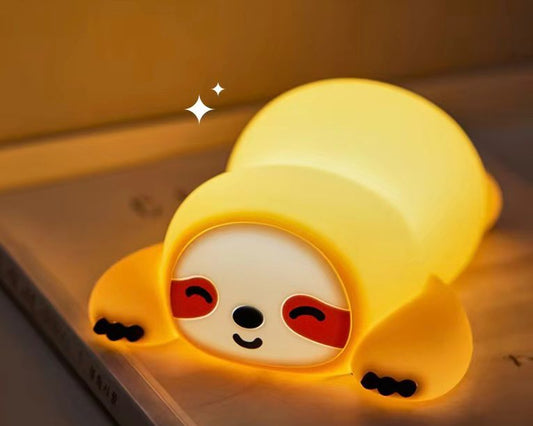 Squishy Sleepy Sloth Silicone Night Lamp