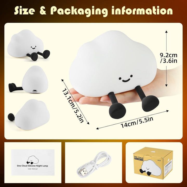 Squishy Silicone Cloud Night Lamp