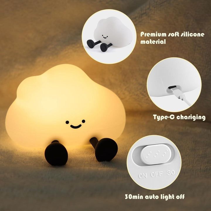 Squishy Silicone Cloud Night Lamp